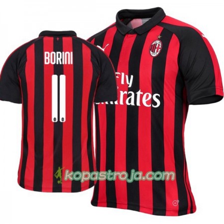 Billiga Fotbollströjor AC Milan Fabio Borini 11 Hemma tröja 2018/19 Kortärmad